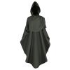 Medieval Women's Dress, Cosplay/Jedi Robe, Long Tunic Cape, Green, XXL view 1
