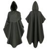 Medieval Women's Dress, Cosplay/Jedi Robe, Long Tunic Cape, Green, XXL view 2