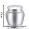 BIAIHQIE Highly Polished Pet Memorial Urn, 43 × 45 mm, Stainless Steel view 2