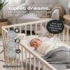 Smann Jersey Fitted Sheet 90 x 40 cm for Bedside Cribs, Cradles & Moses Baskets, Cotton, Gray view 2