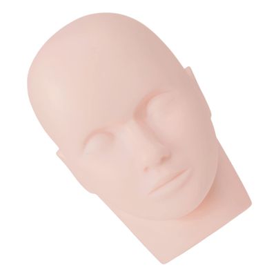 Pink PVC Eyelash Mannequin Head for Beginners