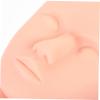 Pink PVC Eyelash Mannequin Head for Beginners view 4