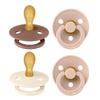 BIBS Colour Pacifiers, 6–18 Months, 4-Pack, Blush Mix view 1
