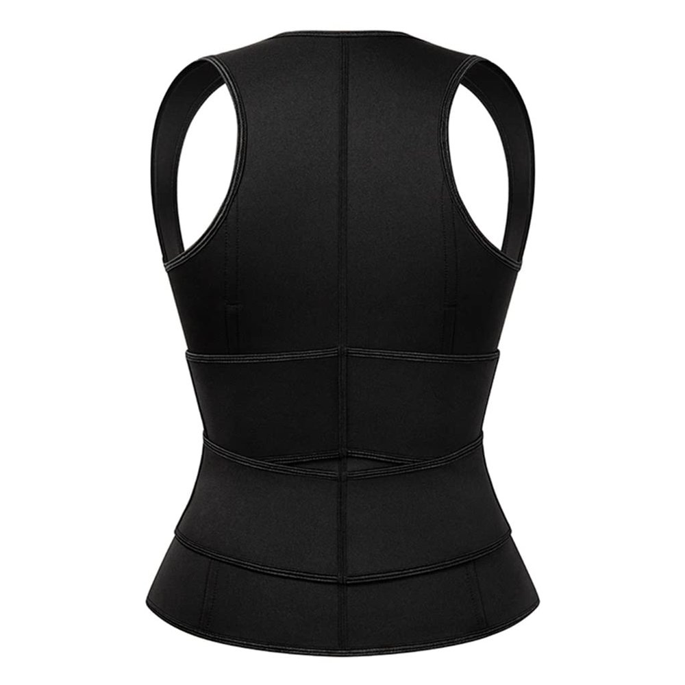 ADITAM Hump Posture Corrector Women's Breast Support Corset Vest, Black, Size S