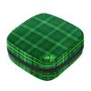 Zippered Menstrual Pad Bag for Women and Girls, St. Patrick’s Day Polyester Shamrock Design view 1