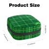 Zippered Menstrual Pad Bag for Women and Girls, St. Patrick’s Day Polyester Shamrock Design view 2