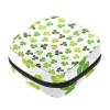 Patrick's Day Clover Menstrual Bag, Portable Sanitary Pad Storage Pouch for Girls and Women view 1