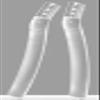 2x Eyebrow Razor, 4-Piece Facial Razor Blades, Beauty Eyebrow Shaper, White and Transparent (2x Set) view 4