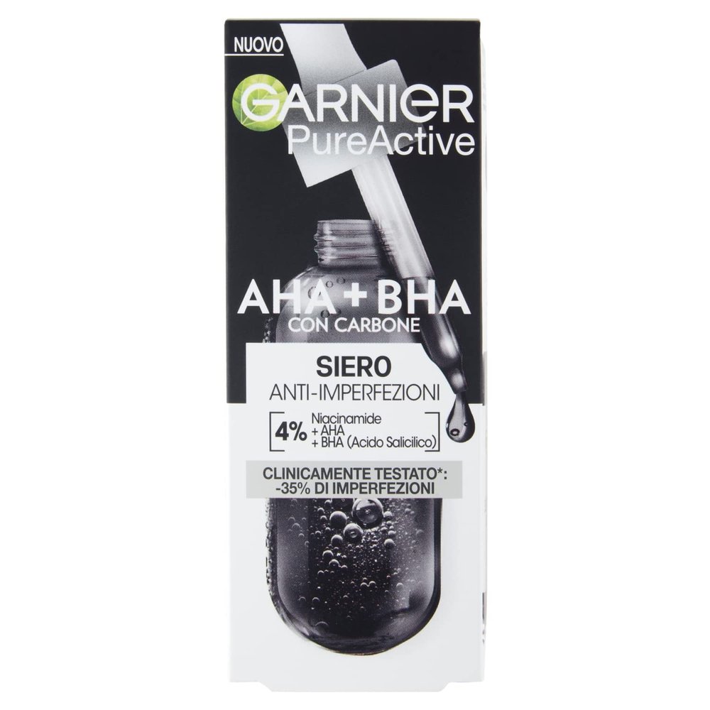 Garnier PureActive Anti-Blemish Serum, AHA + BHA, 30 ml