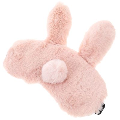 Plush Sleep Mask for Children with Rabbit Design, 1 Set