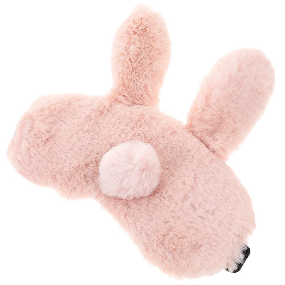 Plush Sleep Mask for Children with Rabbit Design, 1 Set