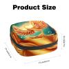 Women's Sanitary Pad Storage Bag, Magic Firebird Phoenix Menstrual Cup Case view 2