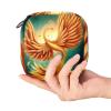 Women's Sanitary Pad Storage Bag, Magic Firebird Phoenix Menstrual Cup Case view 4