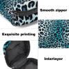 Amazing Blue Leopard Print Sanitary Pad Storage Bag view 3