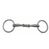 AMKA Double-Jointed Loose-Ring Snaffle Bit, Solid Stainless Steel, 14 mm, 65 mm Rings view 1