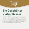 Tasty Pott White Hulled Sesame | Vegan | For Baking & Cooking | Nutty Salad Topping | 1000 g Bag view 3