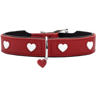 Love Collar, Red/Black, Size 32
