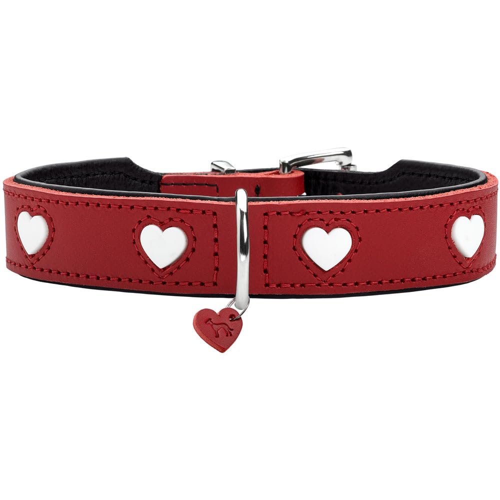 Love Collar, Red/Black, Size 32