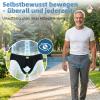 Tenbon Inguinal Hernia Belt for Men and Women, Soft Elastic Hernia Truss with 2 Removable Compression Pads, Breathable Material (S) view 2