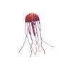 Leeadwaey Artificial Jellyfish for Aquariums, Glowing Simulation, Odorless, Orange view 1