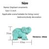 GROWWISH Pink Aventurine Jade Elephant Ornament Made from Natural Rough Stone view 3