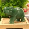 GROWWISH Pink Aventurine Jade Elephant Ornament Made from Natural Rough Stone view 4