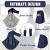 Treer Dog Carrier Sling for Small Dogs up to 7 kg, Adjustable Shoulder Strap, Light Gray view 3