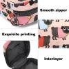 Menstrual Pouch with Zipper, Sanitary Pad and Tampon Bag for Women and Girls, Colorful Pug view 3