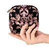 Zippered Menstrual Pad Storage Bag with Damask Floral Pattern view 4