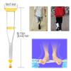 Kids' Crutches, Lightweight Underarm Crutches, for Users 115–135 cm, Soft Grip, Yellow, 1 Pair view 2