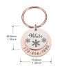 Square Personalized Dog Tag with Name Engraving, Silver view 4