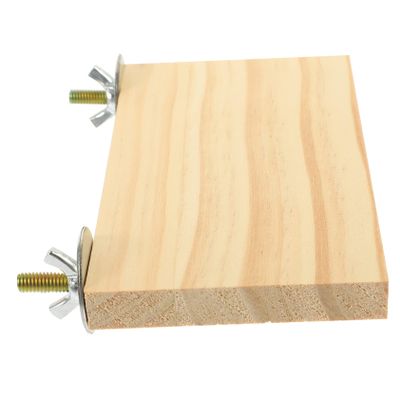 POPETPOP Parrot Wooden Perch Platform