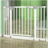Samnuerly Retractable Baby Gate, Stair Gate for Dogs, Automatic Closing, No-Drill, White, 76–83 cm view 1