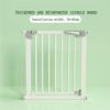 Samnuerly Retractable Baby Gate, Stair Gate for Dogs, Automatic Closing, No-Drill, White, 76–83 cm view 2