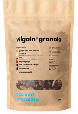 Vilgain Granola (400 g), Coconut with Chocolate