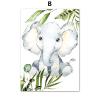 CAYBES 6-Piece Jungle Animal Wall Art for Baby and Kids' Rooms, Elephant Giraffe Lion Zebra, 40 x 60 cm Each, Unframed view 3