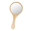 barenx 7 x Portable Wooden Handheld Makeup Mirror with Handle for Travel and Home view 3