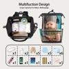 Ourtheme Personalized Diaper Backpack with Photo and Name/Text view 3