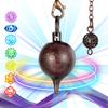 Water Drop Radiesthesia Pendulum - Esoteric Divination - Antique Brass - Geobiology, Magnetism - 26 g view 1