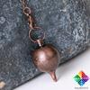 Water Drop Radiesthesia Pendulum - Esoteric Divination - Antique Brass - Geobiology, Magnetism - 26 g view 2