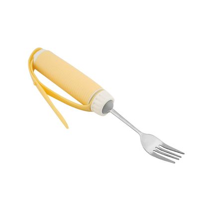 Arthritis Adaptive Fork with Rotating Design and Adjustable Silicone Hand Strap
