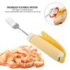 Arthritis Adaptive Fork with Rotating Design and Adjustable Silicone Hand Strap view 2