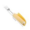 Arthritis Adaptive Fork with Rotating Design and Adjustable Silicone Hand Strap view 3