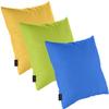 pader medi.tech Foam-Flock-Filled Pillow, 80 x 80 cm, Therapy Positioning Pillow with Synthetic Leather Cover, Washable, Comfortable, 06 Saffron view 2