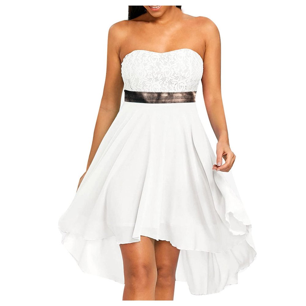 Women's Summer Dress, Off-Shoulder Beach, Cocktail and Evening Dress, Elegant Knee-Length Sheath and Sleeveless Mini Dress
