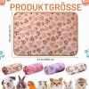 Namalu 4 Waterproof Guinea Pig Fleece Blankets, Paw Print, 60 x 40 cm view 2