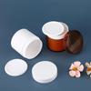 LusDoly 8-Pack 100 ml Brown Plastic Cosmetic Jars with Screw Lids view 4