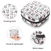 Women's Sanitary Pad Storage Bag with Zipper, Cute Panda Design view 3