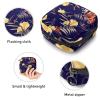 Floral Menstrual Product Storage Bag with Zipper view 3