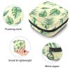 Women's Period Product Storage Bag, Tropical Leaves, Zipper Pouch view 3